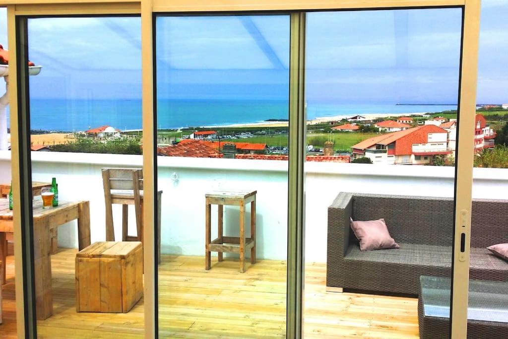 T2 A Anglet Grande Terrasse Vue Mer, Plage A Pied. Exterior photo